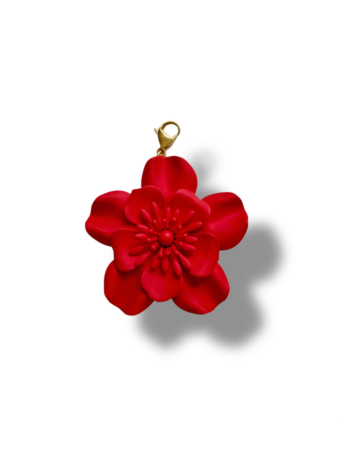 Charm flor roja