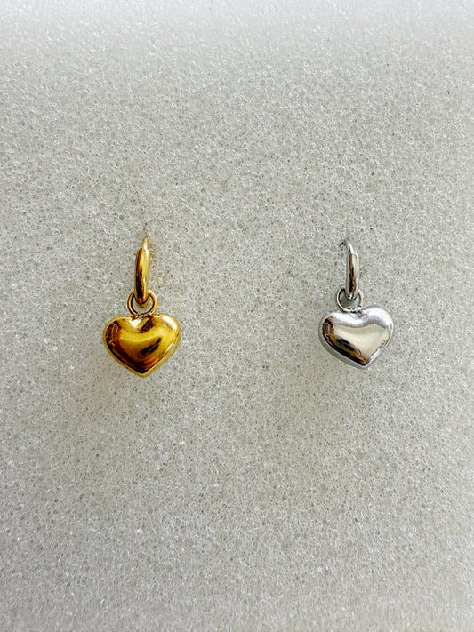 Pendientes mini corazones