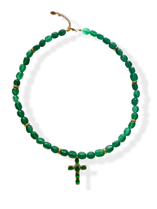 Collar esencia verde