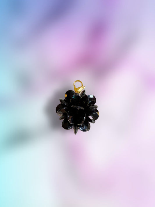 Charm pompón negro